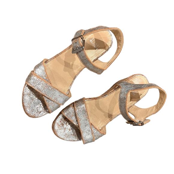 Stuart Weitzman Crosson Cork Wedge Heels Size 7.5 - Picture 2 of 8